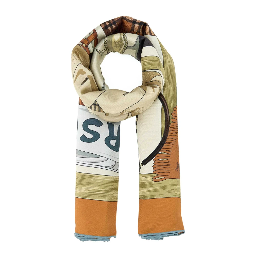 Burberry Women's Multicolor Silk Scarves, One Size, Wardrobe Silk Square