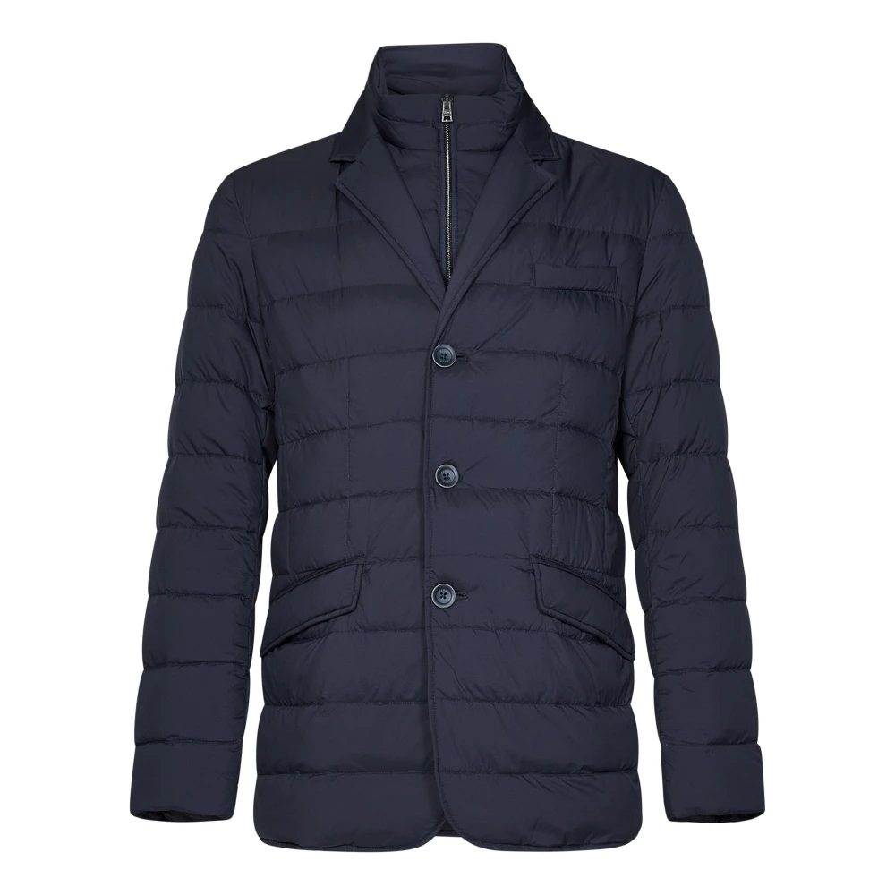 Herno Men's Blue Quilted Jacket Aw24 - Winter Jackets - Xl - Jackets