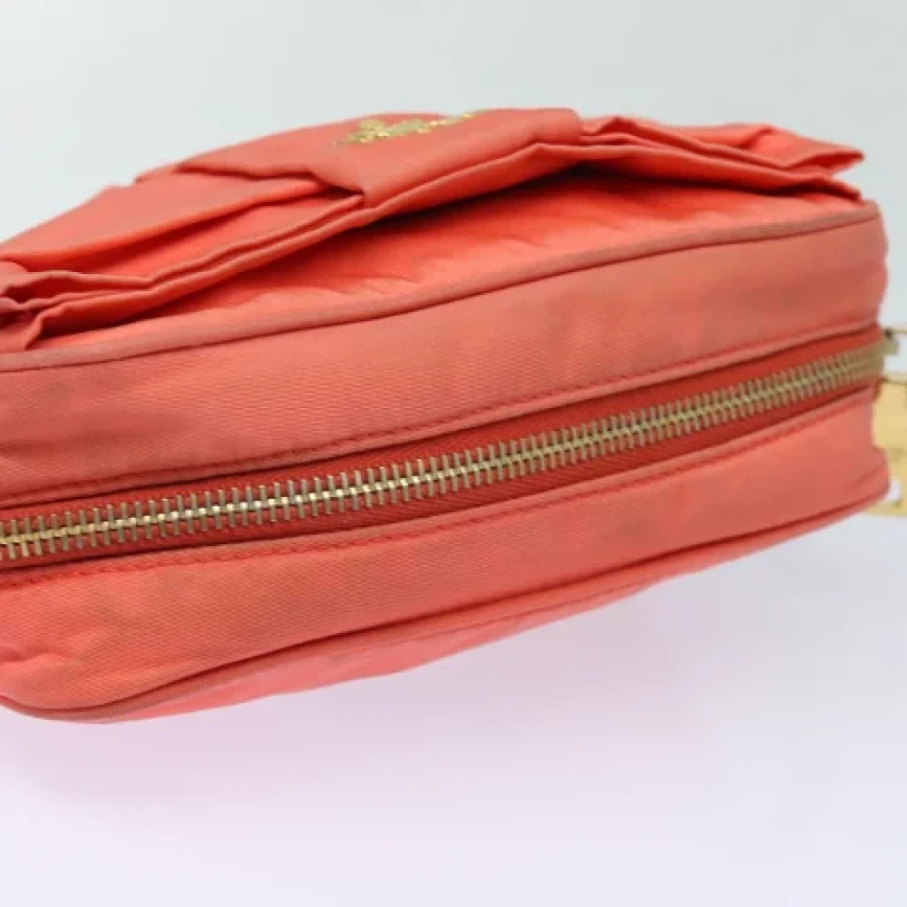 Prada Vintage Pre-owned Fabric prada-bags Orange Dames