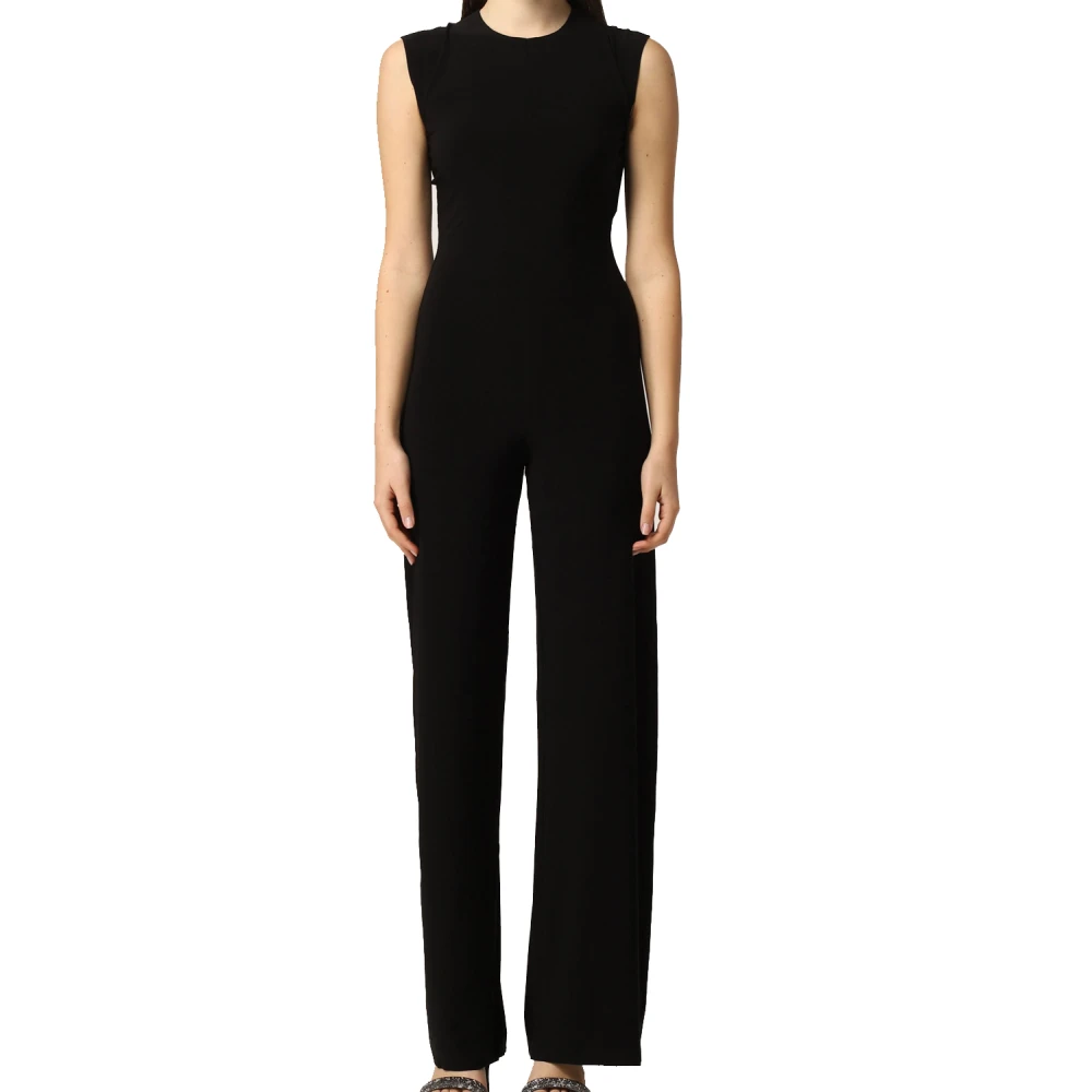 Norma Kamali Zwarte Broek voor Vrouwen Black Dames