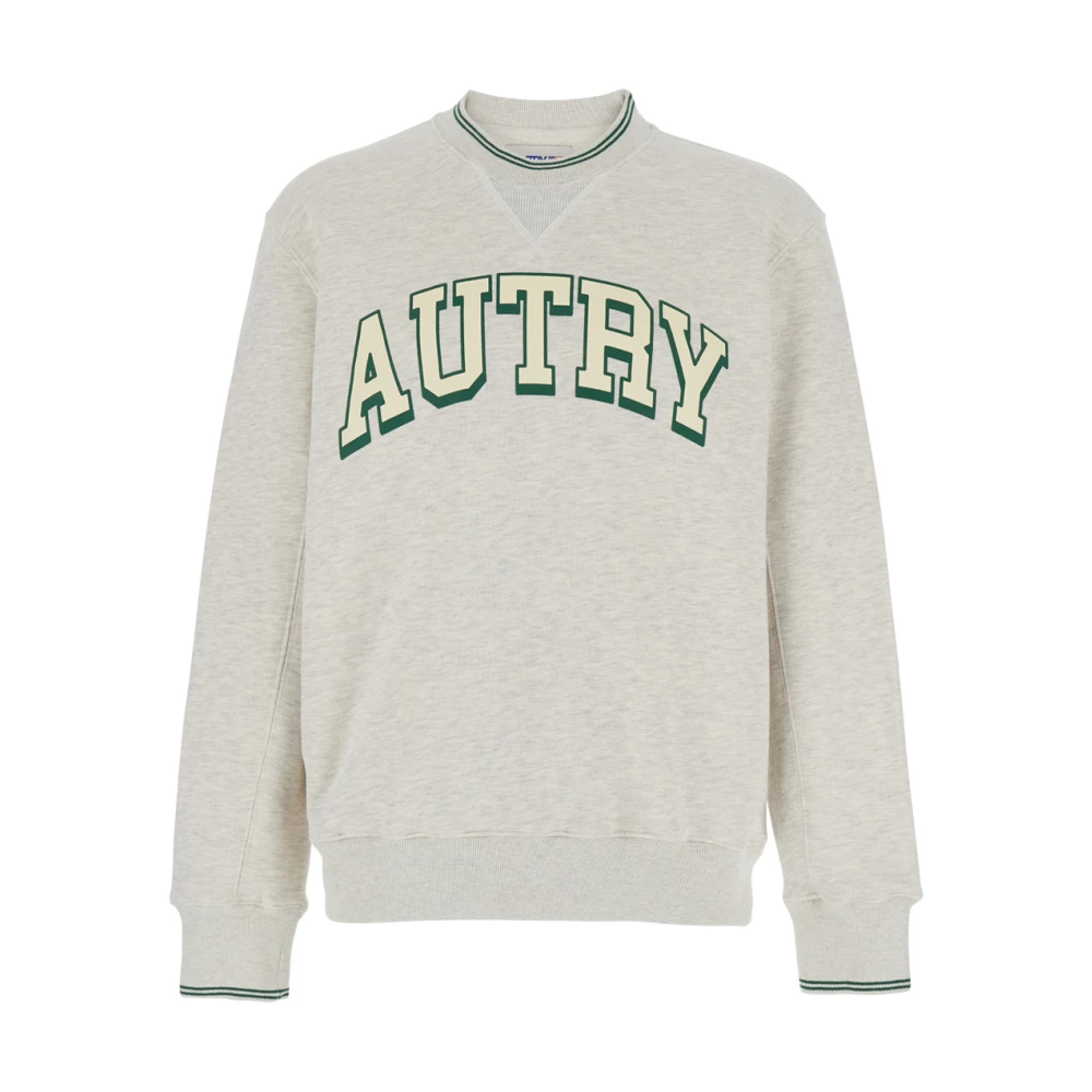 Autry Grijze Trui Ronde Hals Gray Heren