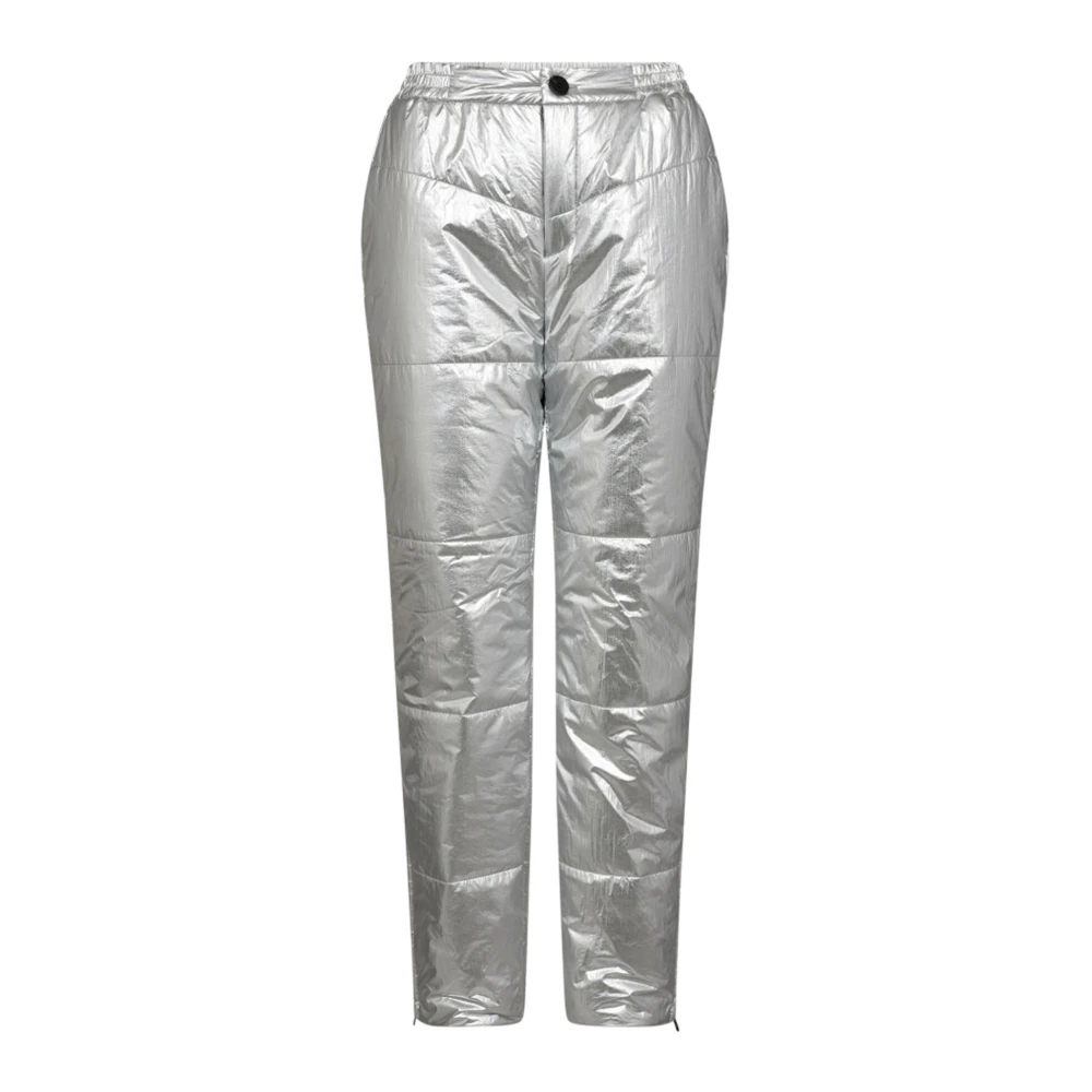 Co'Couture Gewatteerde Metalcc Puffer Broek Gray Dames