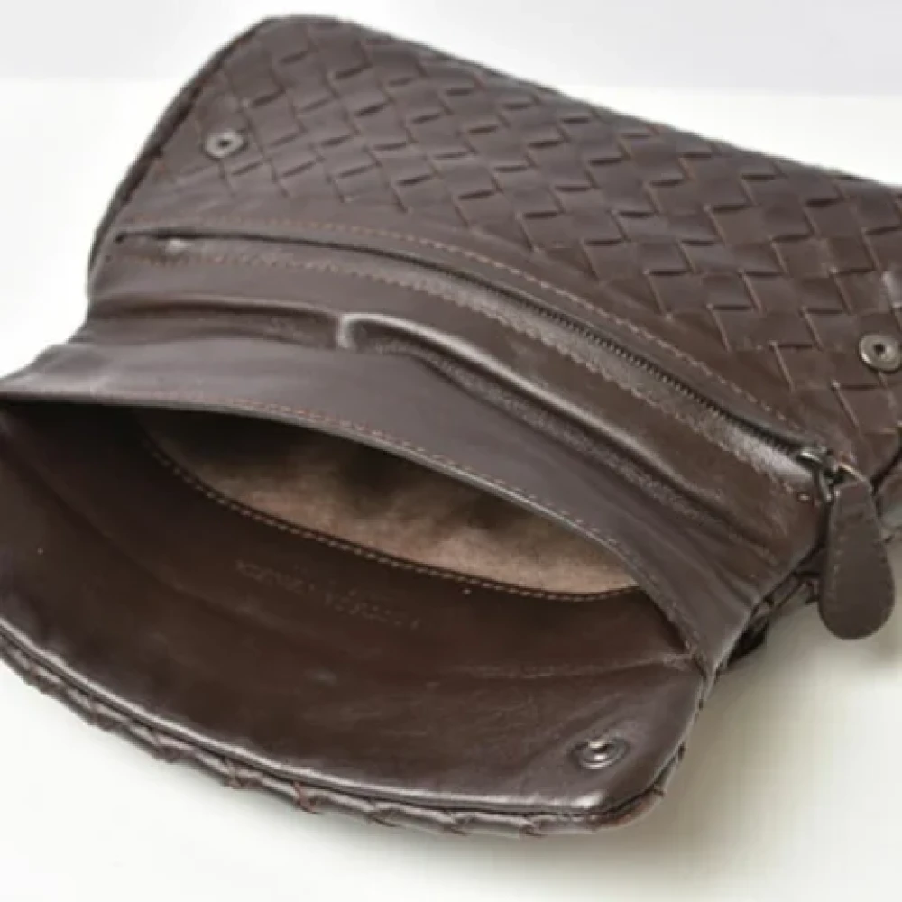 Bottega Veneta Vintage Pre-owned Leather handbags Brown Dames