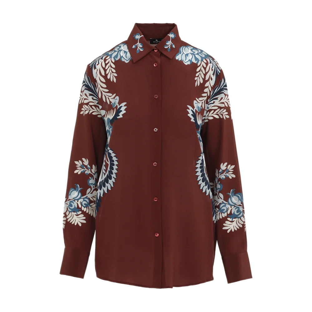 ETRO Bruine Shirts voor Vrouwen Aw24 Brown Dames