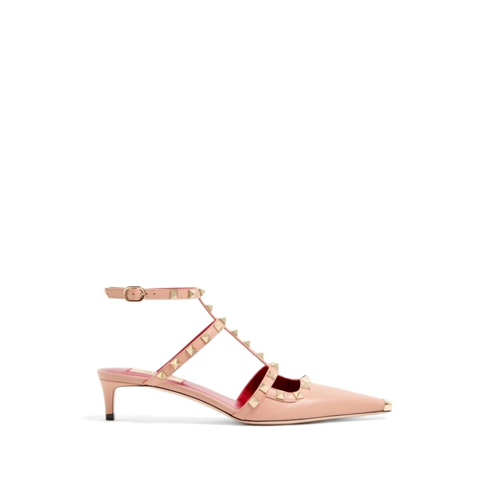 Valentino Garavani Pink Pumps, Female, 8 Uk, With Heel Powder