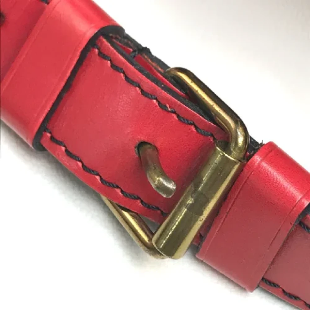 Louis Vuitton Vintage Pre-owned Leather louis-vuitton-bags Red Dames