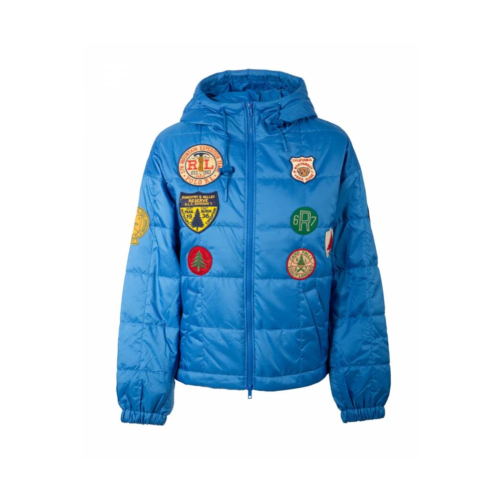 Polo Ralph Lauren Geïsoleerde Jas Stijlvolle Winterjas Blue Dames
