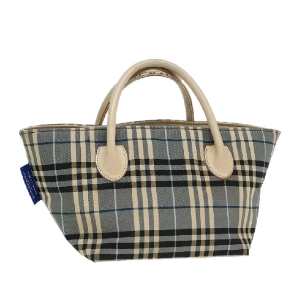 Burberry Vintage Pre-owned Nylon handbags Blue Dames