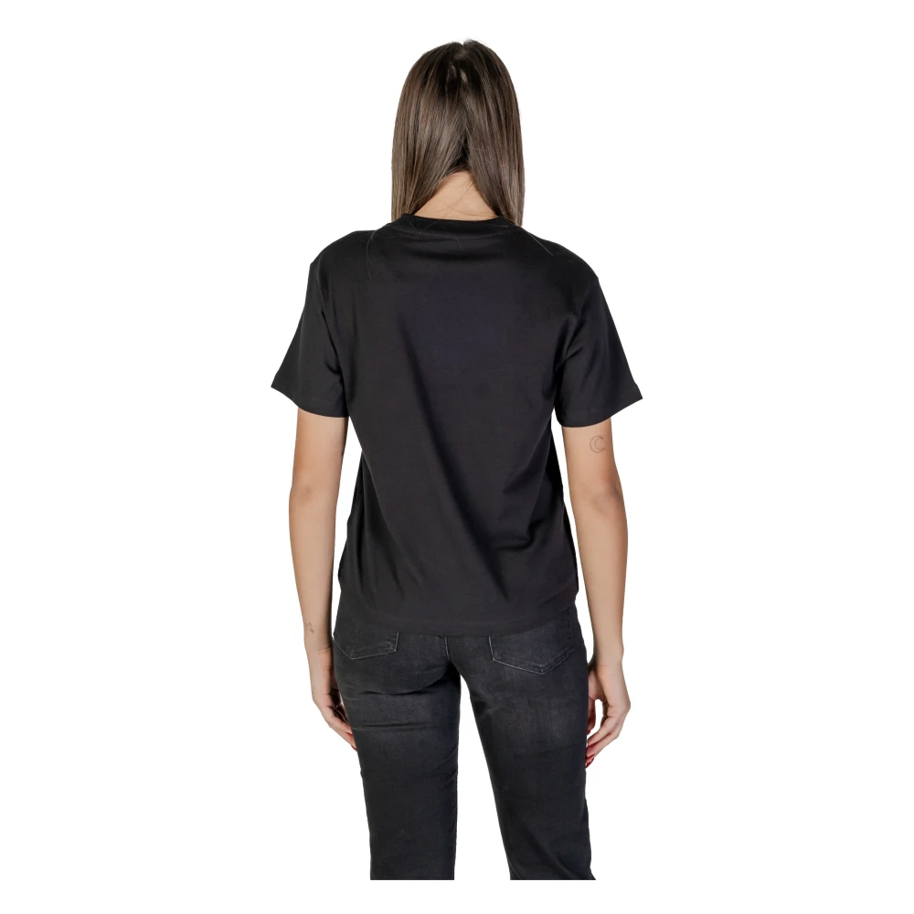 Calvin Klein Jeans Korte Mouw Katoenen T-shirt Collectie Black Dames