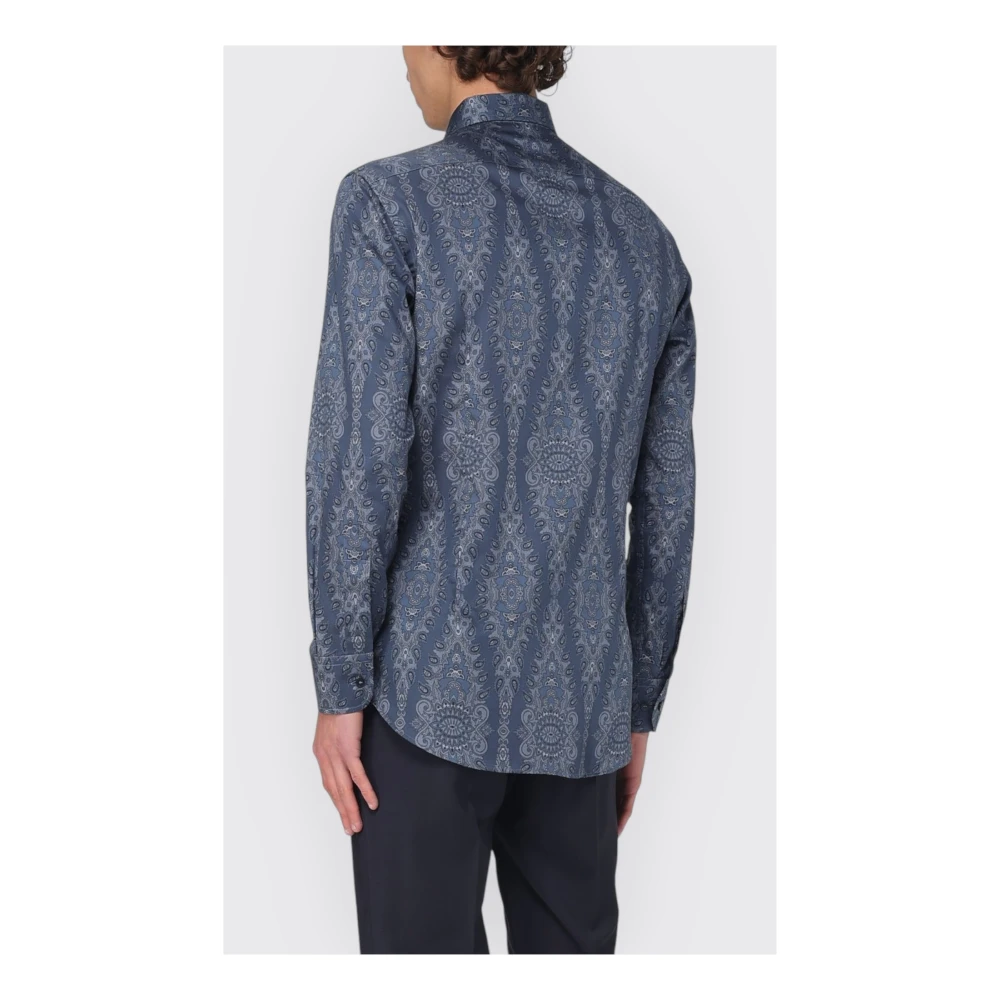 ETRO Roma Shirt voor Stijlvolle Look Blue Heren