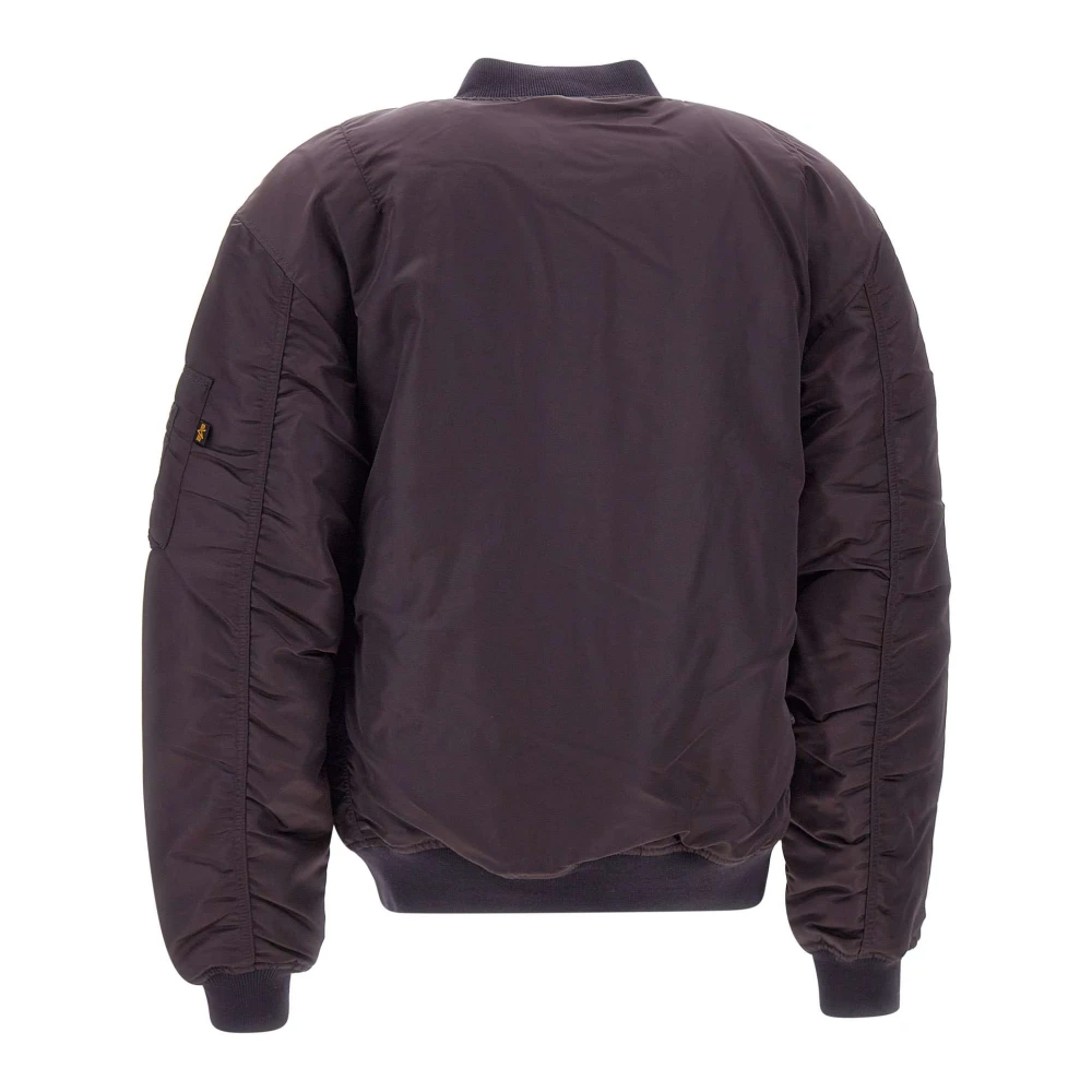 alpha industries Bomberjack in aubergine paars Purple Heren