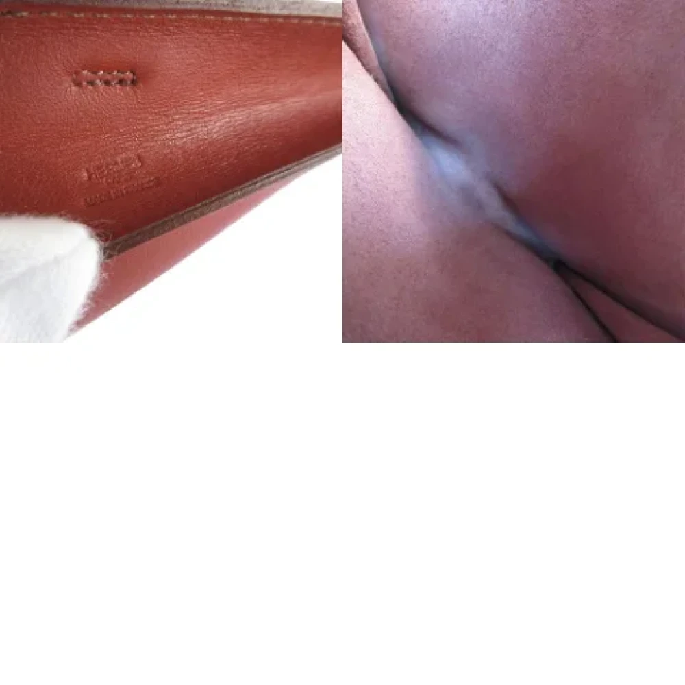 Hermès Vintage Pre-owned Leather shoulder-bags Brown Dames