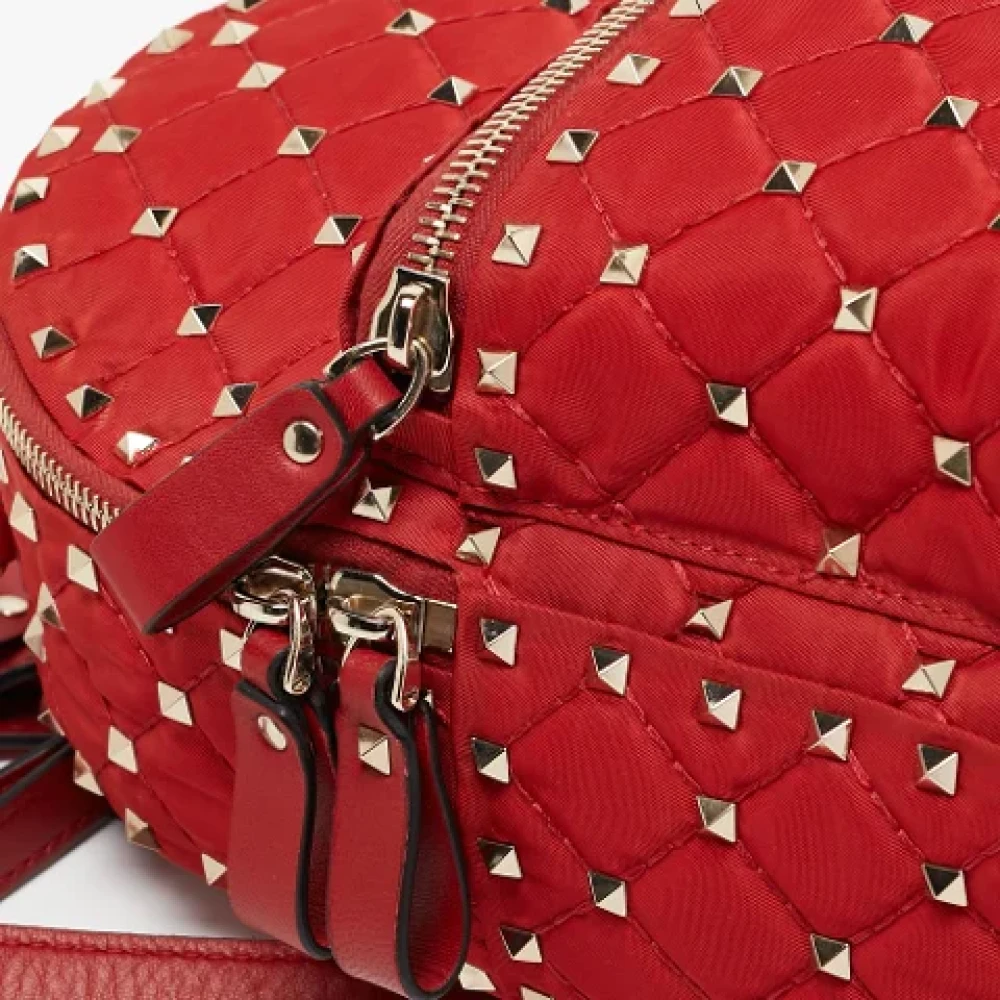 Valentino Vintage Pre-owned Leather backpacks Red Dames