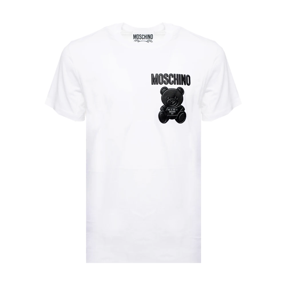 Moschino Seizoensgebonden Teddy T-Shirt White Heren