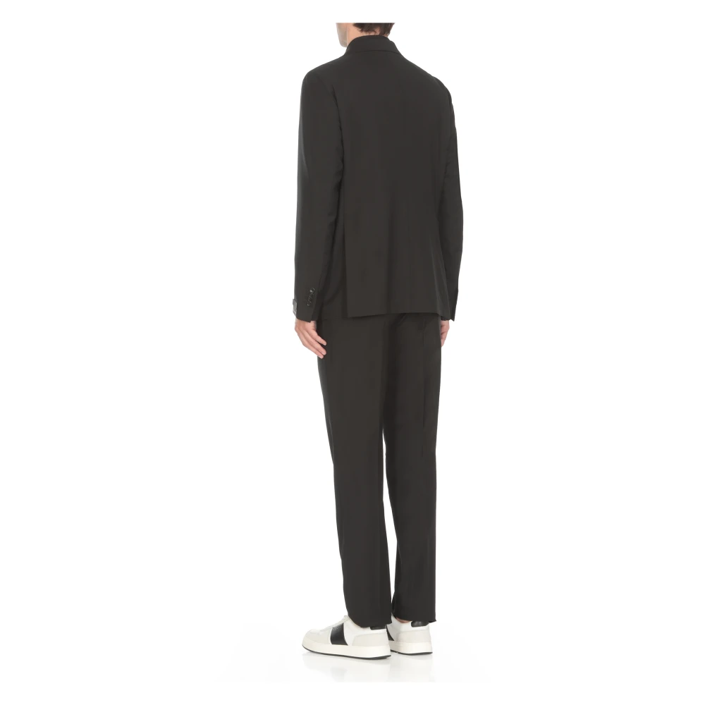 Tagliatore Zwart pak Black Heren