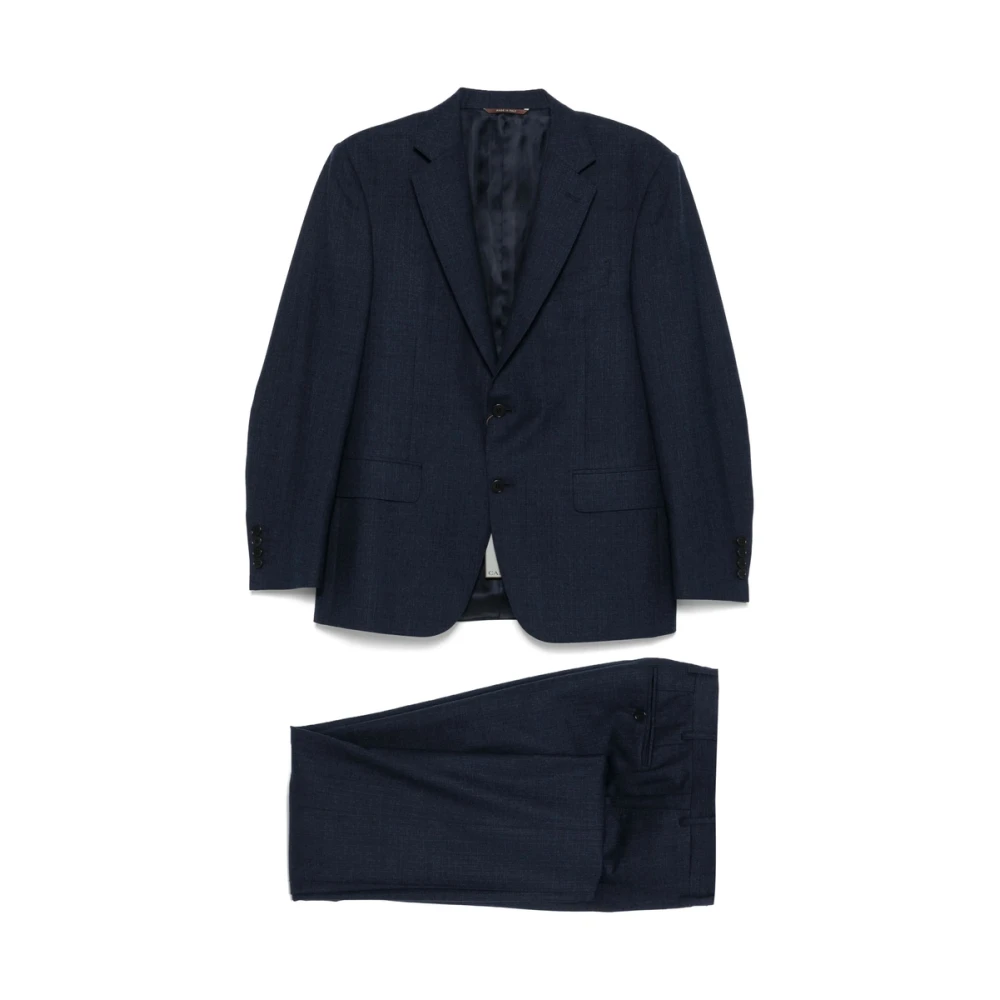 Canali Donkerblauw Pak Jas Blue Heren