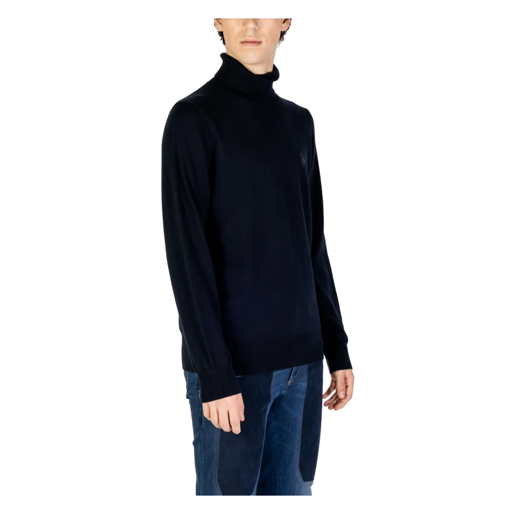 Hugo Boss Mannen Trui Herfst Winter Collectie Blue Heren