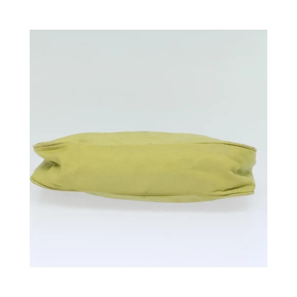 Prada Vintage Pre-owned Nylon prada-bags Yellow Dames