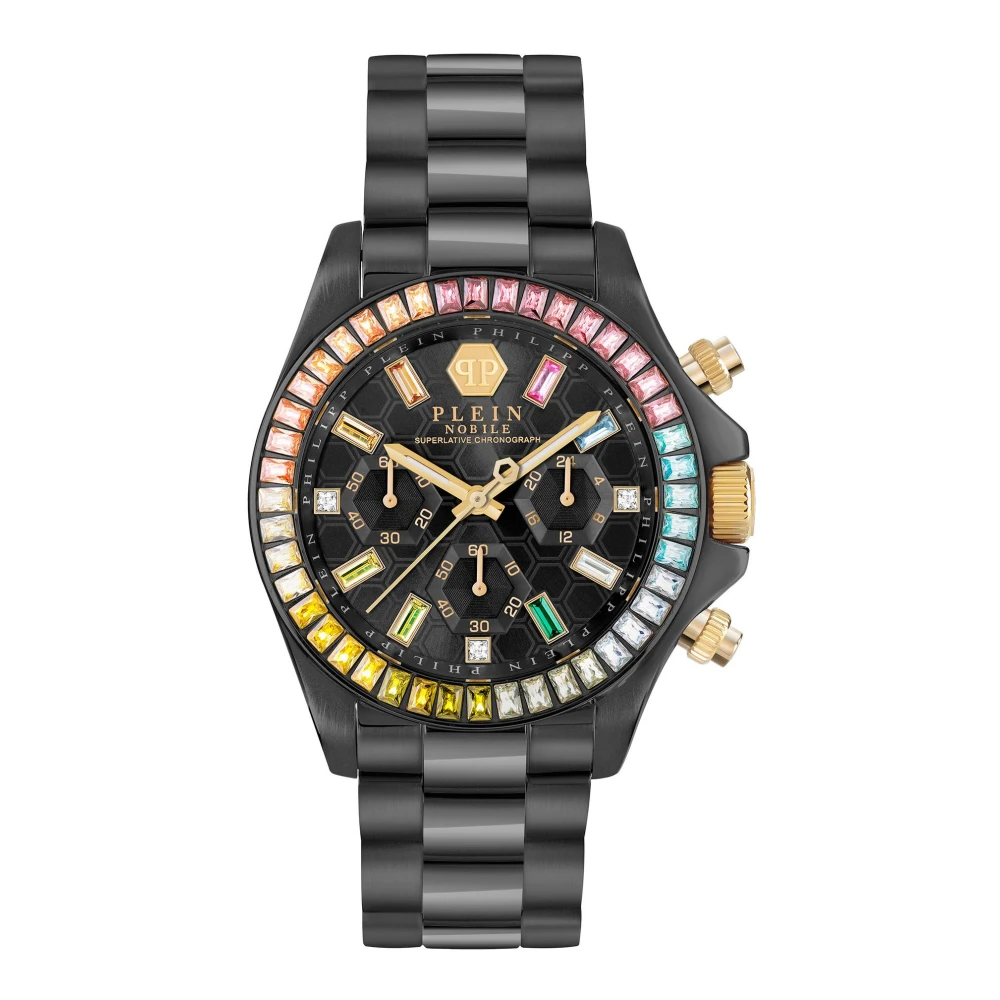 Philipp Plein , Watches, Female, Multicolor, One Size, Nobile Lady Rainbow Chrono Watch - Image 4