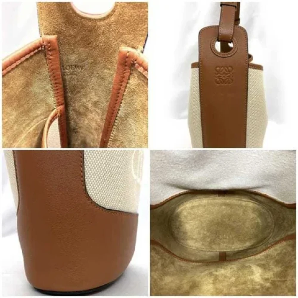 Loewe Pre-owned Leather shoulder-bags Beige Dames