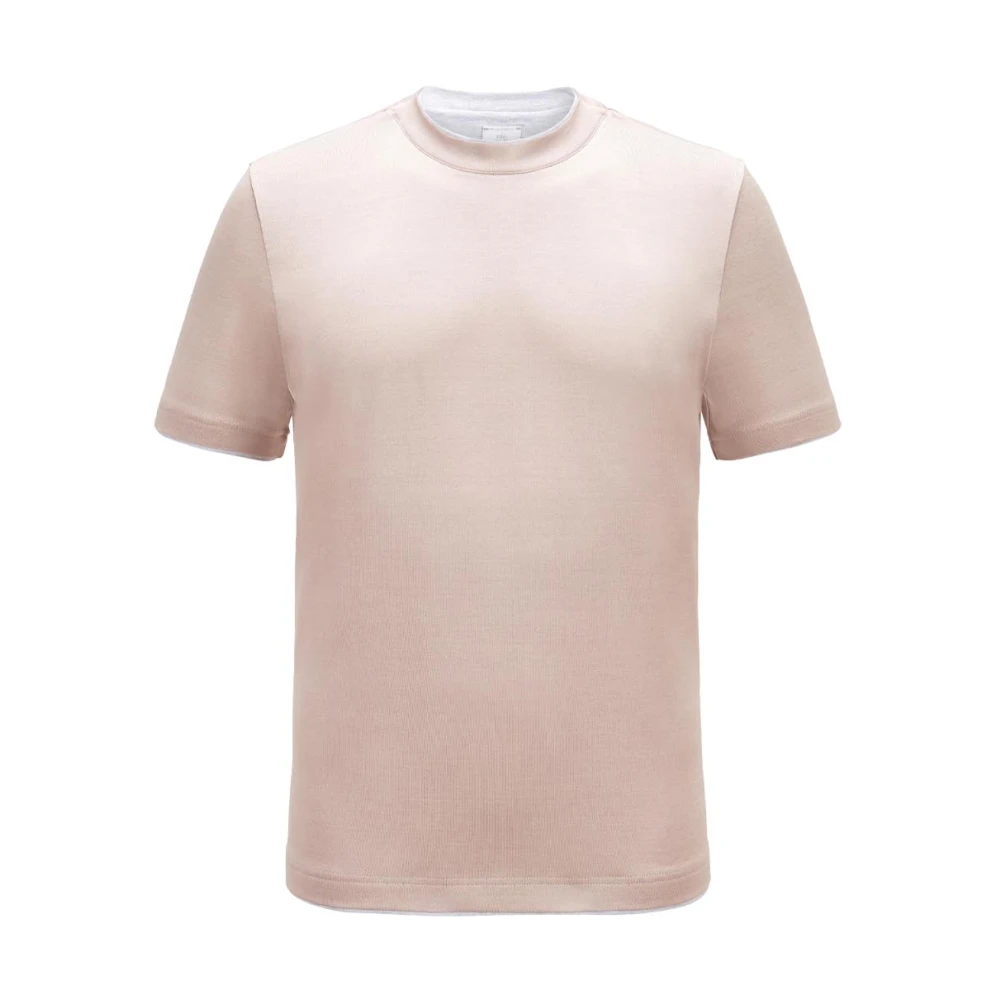 Eleventy Uomo Beige - T-Shirt Girocollo - Tops - Xl