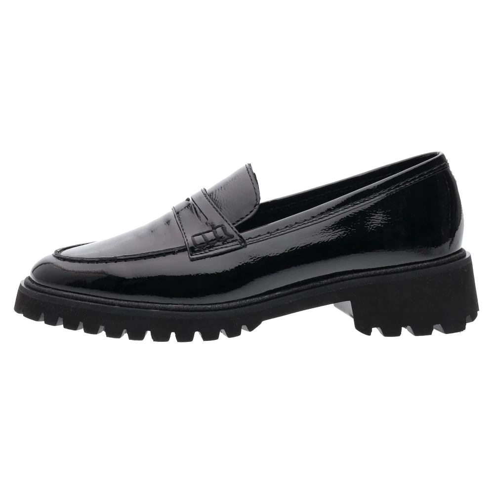 Ara Women's Black Loafers, 4 Uk, Slippers