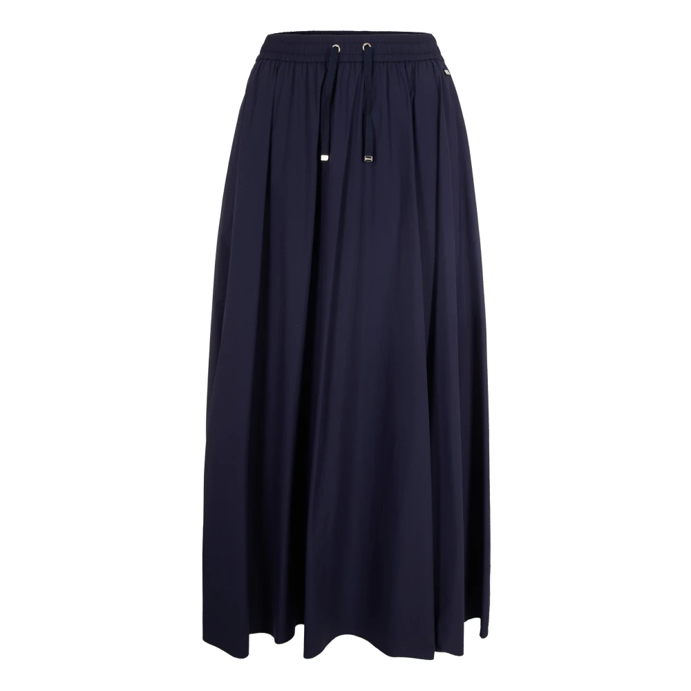 Herno Vrouw Blauw Rokken Dames, M, Nylon, Lichtgewicht Nylon Stretch Rok
