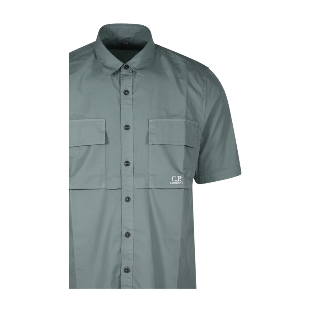 C.P. Company Groen Bay Kortemouw Overhemd Green Heren