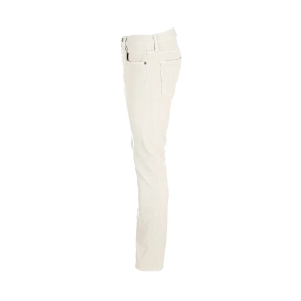 Tom Ford Pre-owned Cotton jeans Beige Dames