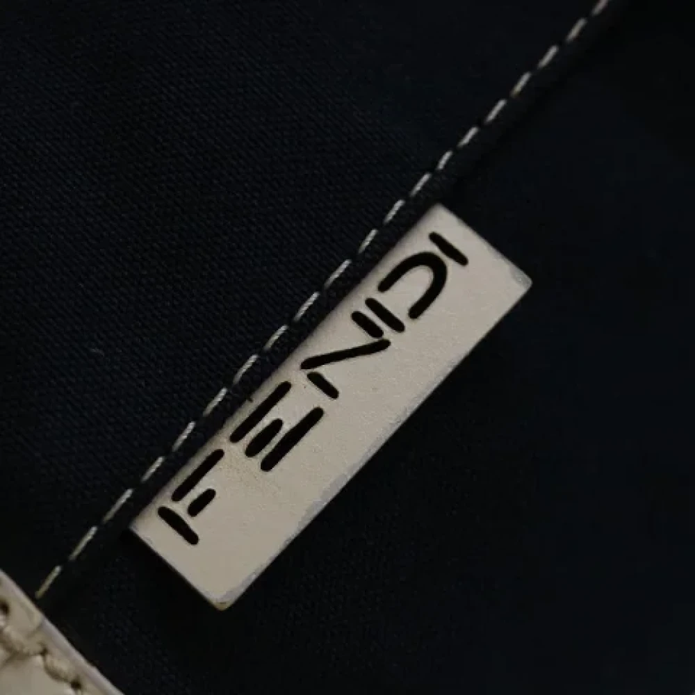 Fendi Vintage Pre-owned Canvas handbags Blue Unisex