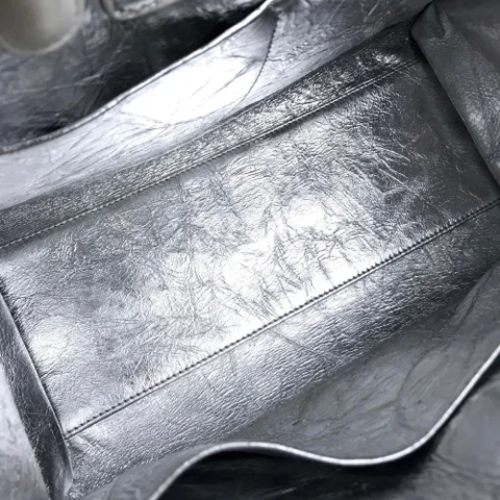 Dior Vintage Pre-owned Leather dior-bags Gray Dames
