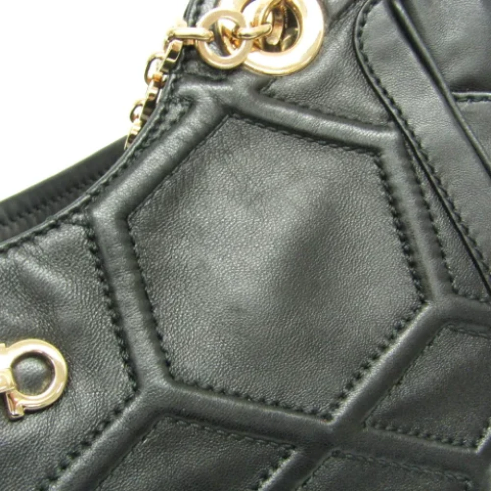 Salvatore Ferragamo Pre-owned Leather totes Black Dames