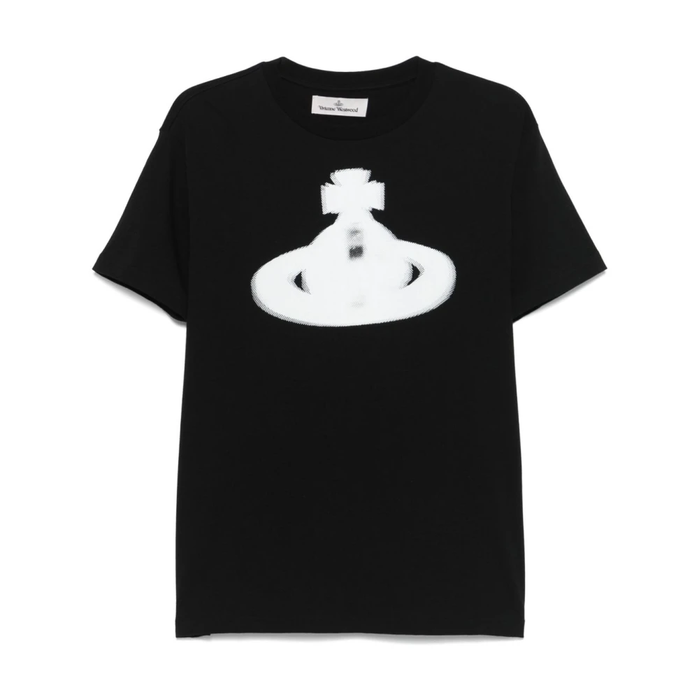 Vivienne Westwood Zwarte Crew Neck T-shirts en Polos Black Heren