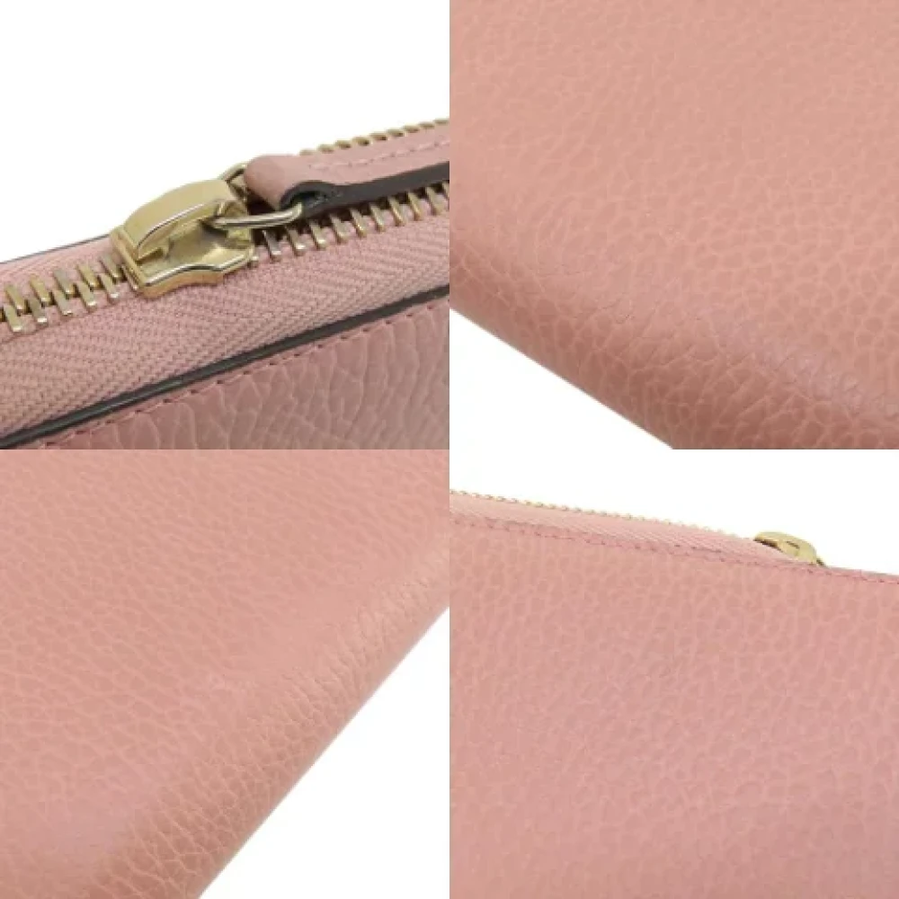 Gucci Vintage Pre-owned Leather wallets Pink Dames