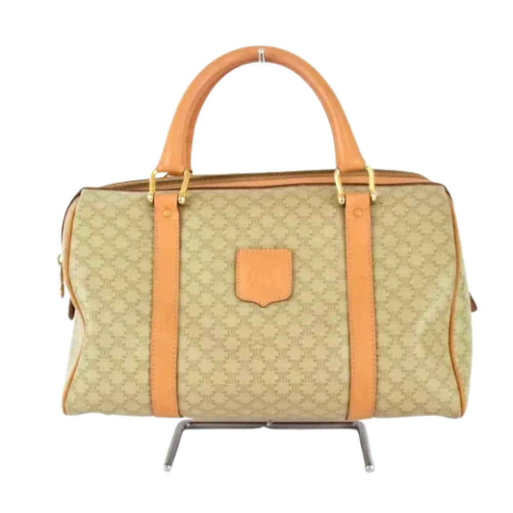 Celine Vintage Pre-owned Fabric celine-bags Beige Dames