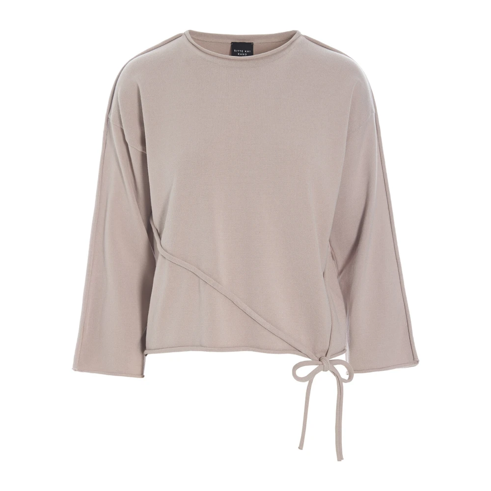 Bitte Kai Rand Stoffige Kwarts Blouse met ¾ Mouwen Beige Dames