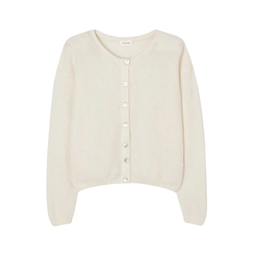 American vintage Parel Knoop Vest White Dames