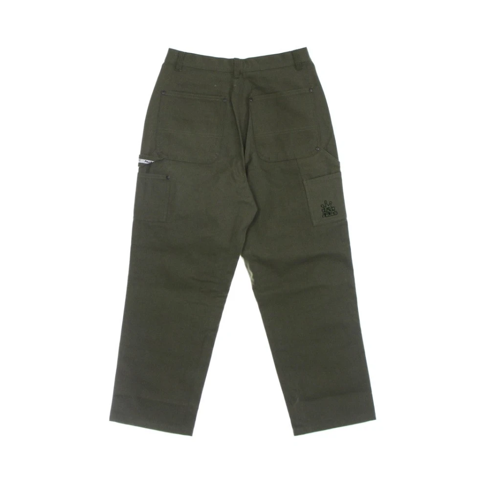 HUF Dubbele Knie Olijf Lange Broek Green Heren
