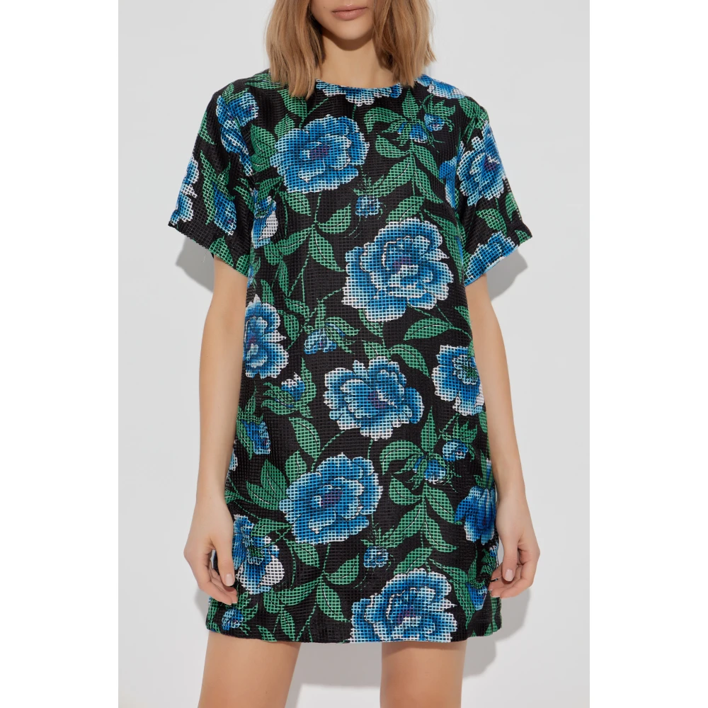 Kenzo Jurk met bloemenpatroon Multicolor Dames