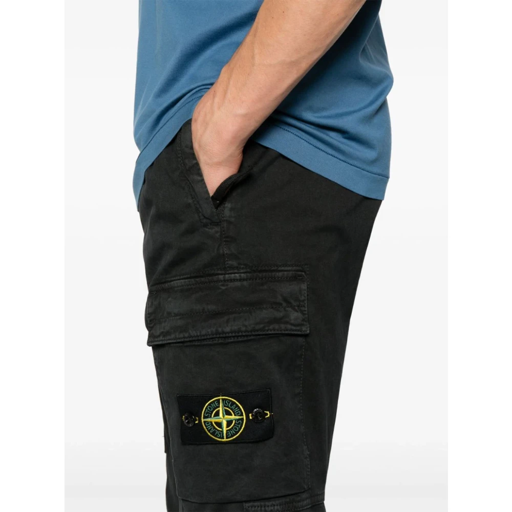 Stone Island Zwarte Casual Kleding voor Mannen Black Heren
