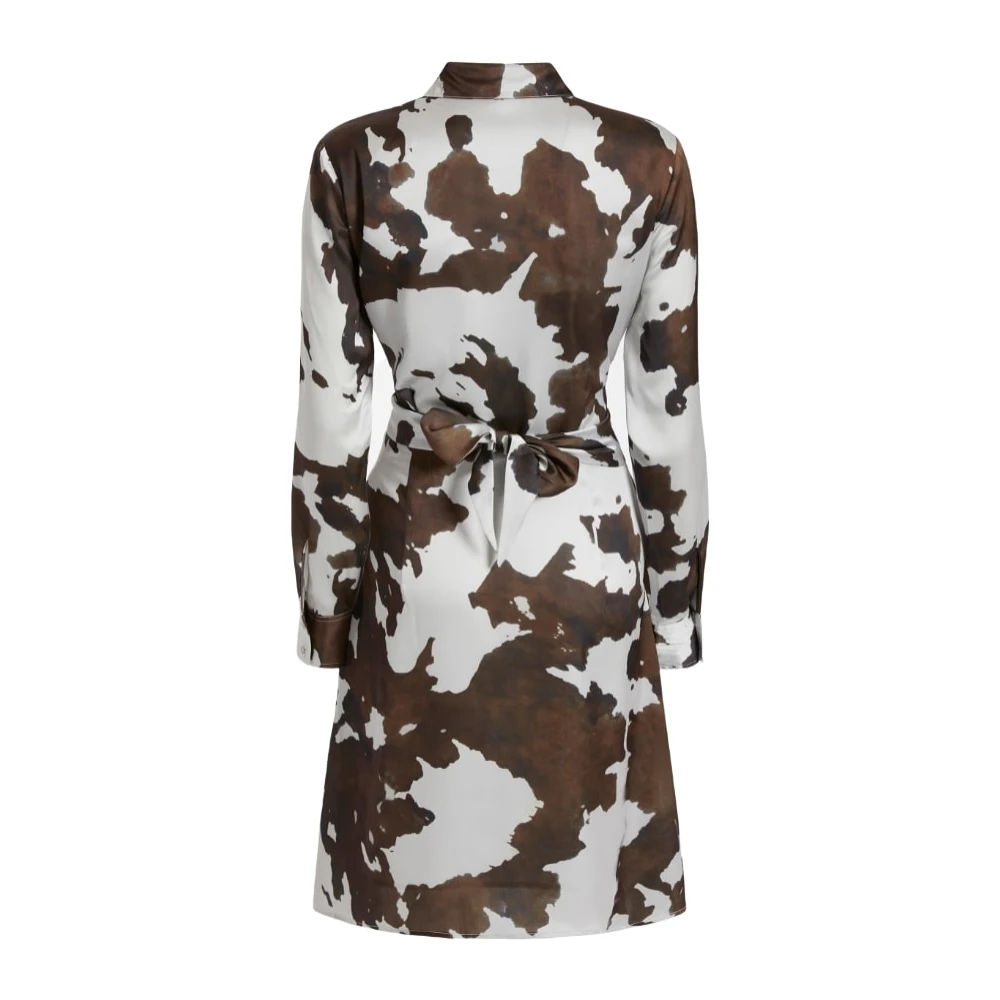 Guess Knielengte Jurk Brown Dames