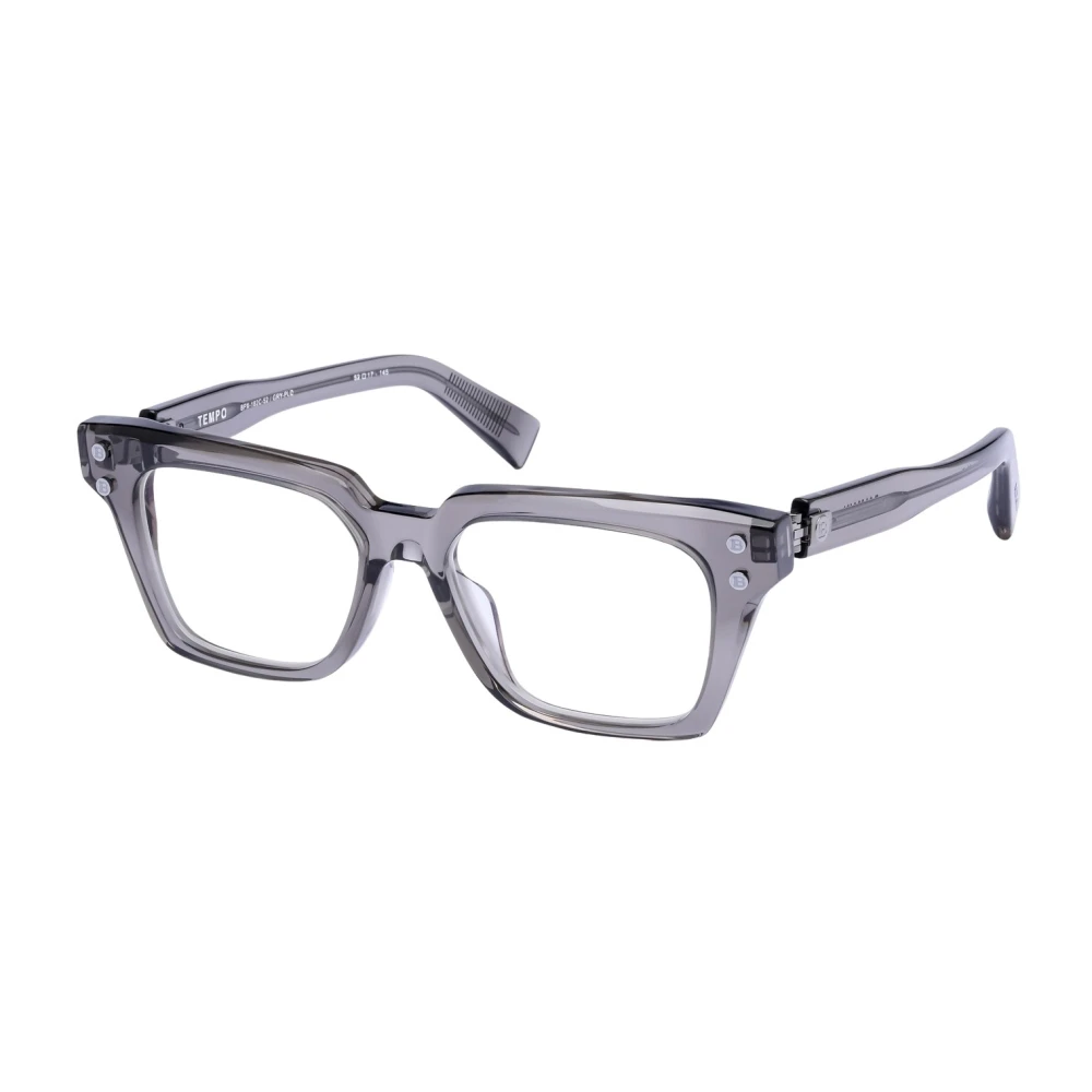 Balmain Unisex Gray Tempo Eyeglasses - Glasses - 52 Mm - Accessories