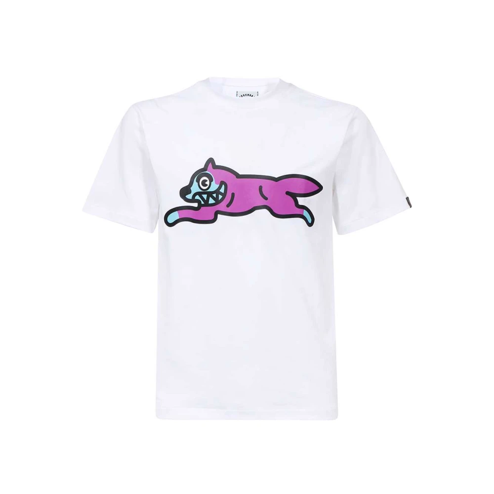 Icecream Bedrukt katoenen T-shirt White Heren