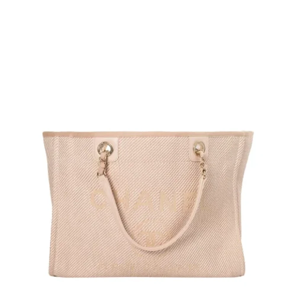 Chanel Vintage Pre-owned Canvas chanel-bags Pink Dames