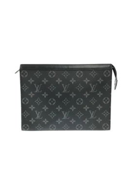 Pre-owned Pochette Voyage Monogram Eclipse Pouch