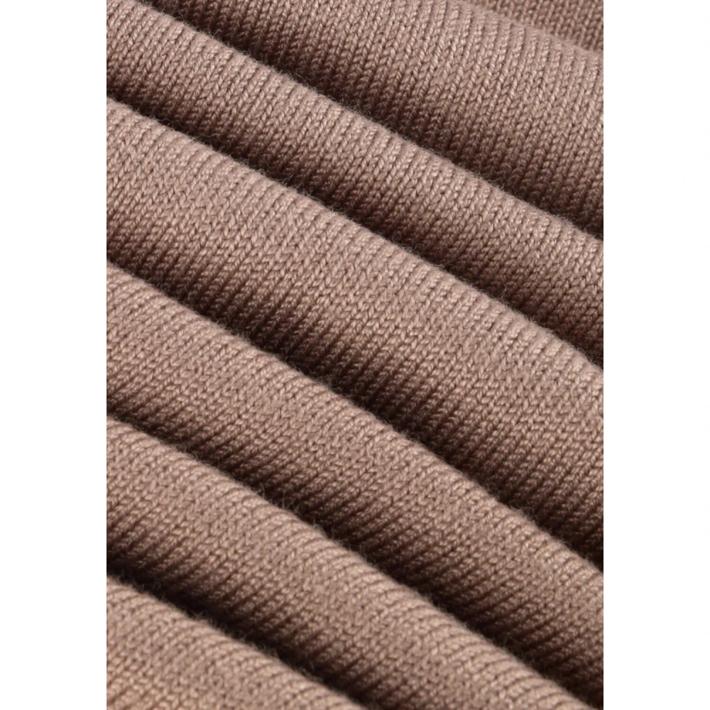 Notre-v Basic Knit Blouse Dames Truien & Vesten Brown Dames