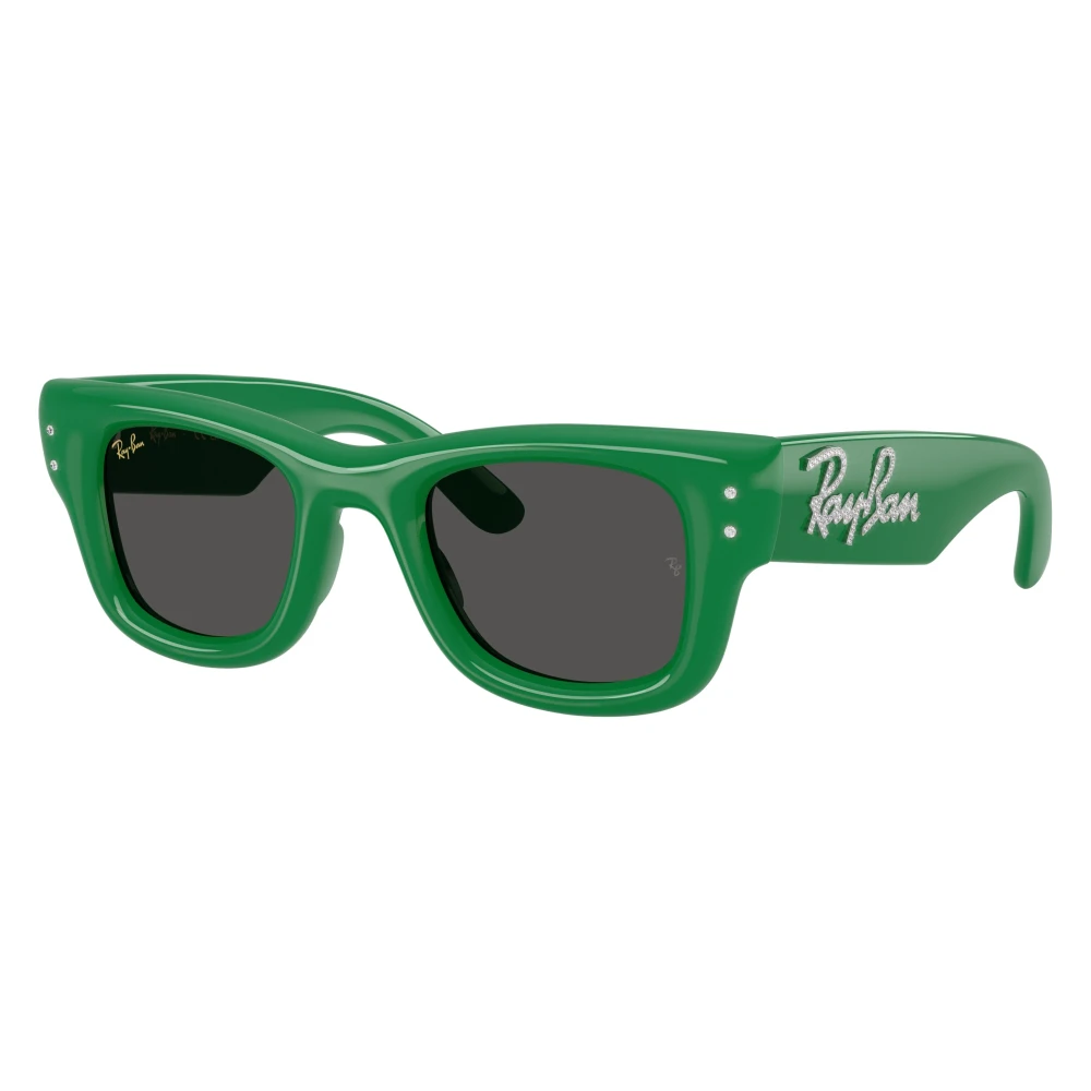 Ray-Ban Unisex Green Sunglasses, 47 Mm, Wayfarer Puffer Sunglasses