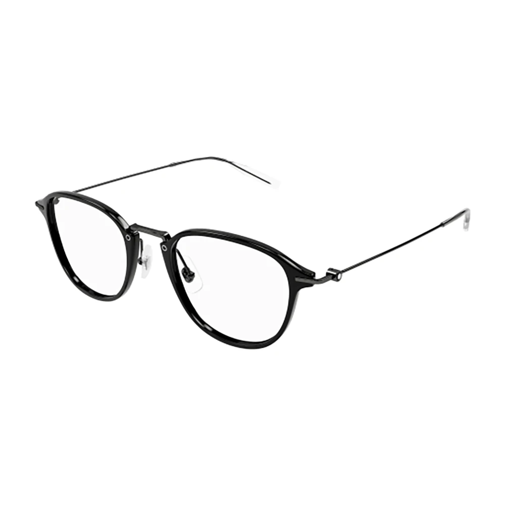 Montblanc Zwarte optische monturen voor heren Black Heren