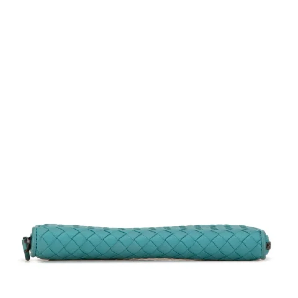 Bottega Veneta Vintage Pre-owned Leather wallets Green Dames