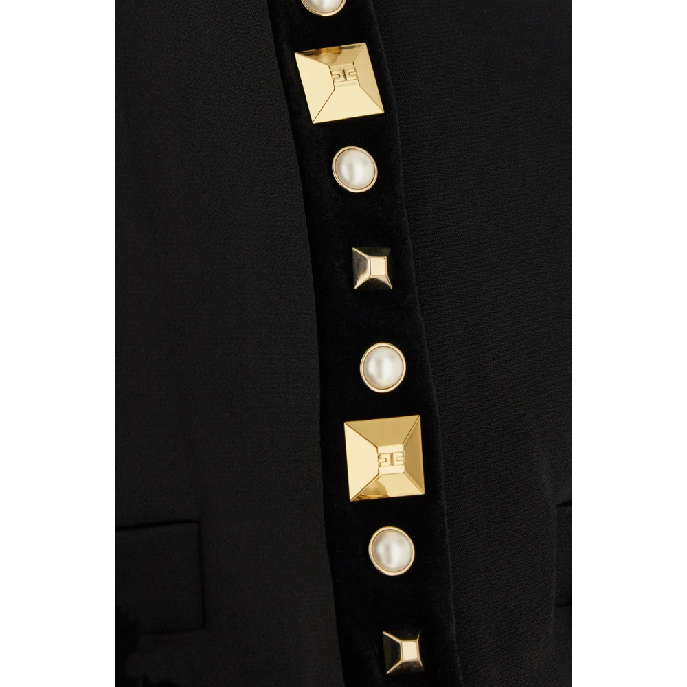 Elisabetta Franchi Stijlvolle Jassen & Vesten Collectie Black Dames